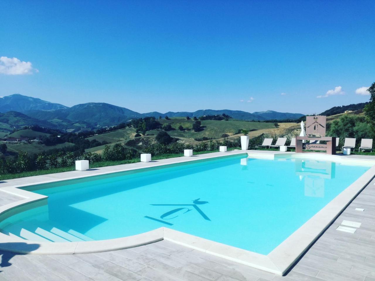 Agriturismo Le Capannacce อูร์บาเนีย ภายนอก รูปภาพ